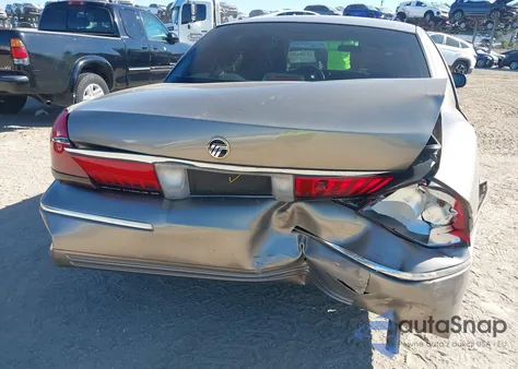 2001 Mercury Grand Marquis Gs from USA, damaged, VIN 2MEFM74W11X695399